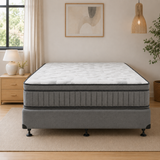 Atlanta 5 Zone Pocket Spring Queen Mattress & NZ Made Bed Base