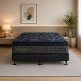 Queen Bed 2Pcs Aurora Queen Mattress & NZ Made Base