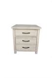 Barry 4PCS Bedroom Suite Solid Wood White Wash in / Queen/ King from