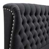 Birmingham Wing Headboard - Charcoal