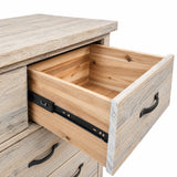 Brighton Solid Acacia 6 Drawer Dresser / Lowboy