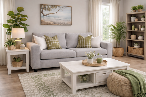 NZ Made Lounge Suite 3+3.5 Seaters - Caspian