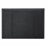 Seattle Headboard - Black Velvet