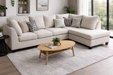 NZ Made 3 Seater with Chaise Lounge Suite - Hermana