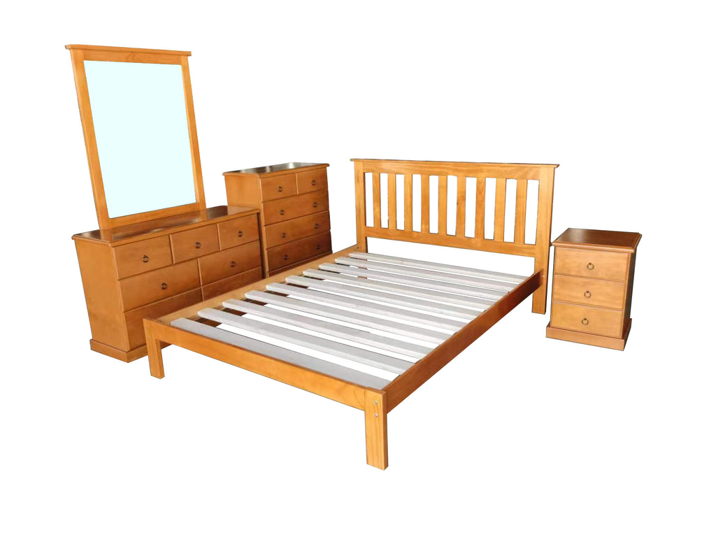 Classic Bed Frame available in Single, King Single, Double, Queen, and King from