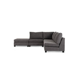 NZ Made 4 Piece Modular Lounge Suite - Dallas Aston Graphite