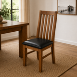 Woodgate Rustic Solid Pine Wood Dining Chair