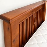 Fergus Solid Pine Rustic Bed Frame