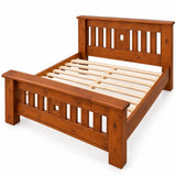 Fergus Solid Pine Rustic Bed Frame
