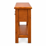Fergus Solid Wood Hall Table with 4 Drawers