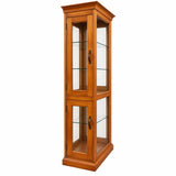 Fergus Solid Wood Glass Display Cabinet