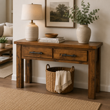 Woodgate Rustic Solid Wood Hall Table