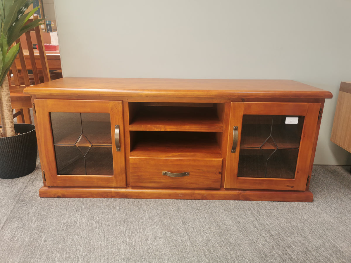 Felton Rustic Solid Wood Entertainment Unit
