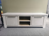 Amanda Rustic White Wash TV Unit