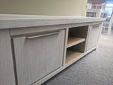 Amanda Rustic White Wash TV Unit