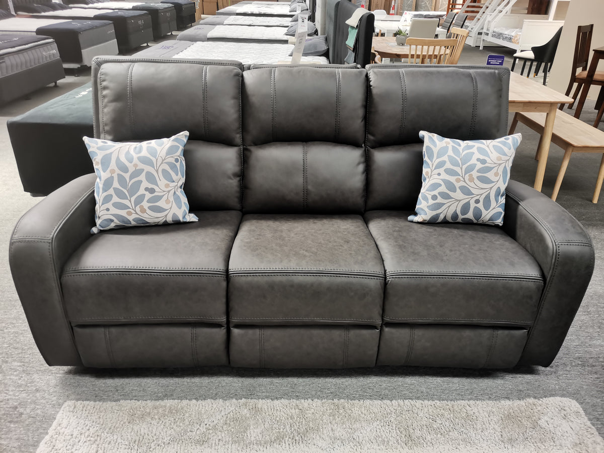 Arlington Fabric Recliner Sofa with Fold-Down Cup Holder Console from
