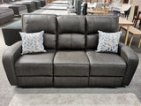 Arlington Fabric Recliner Sofa with Fold-Down Cup Holder Console from