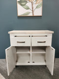 Ashland White Wash Solid Wooden Buffet - 0.9M