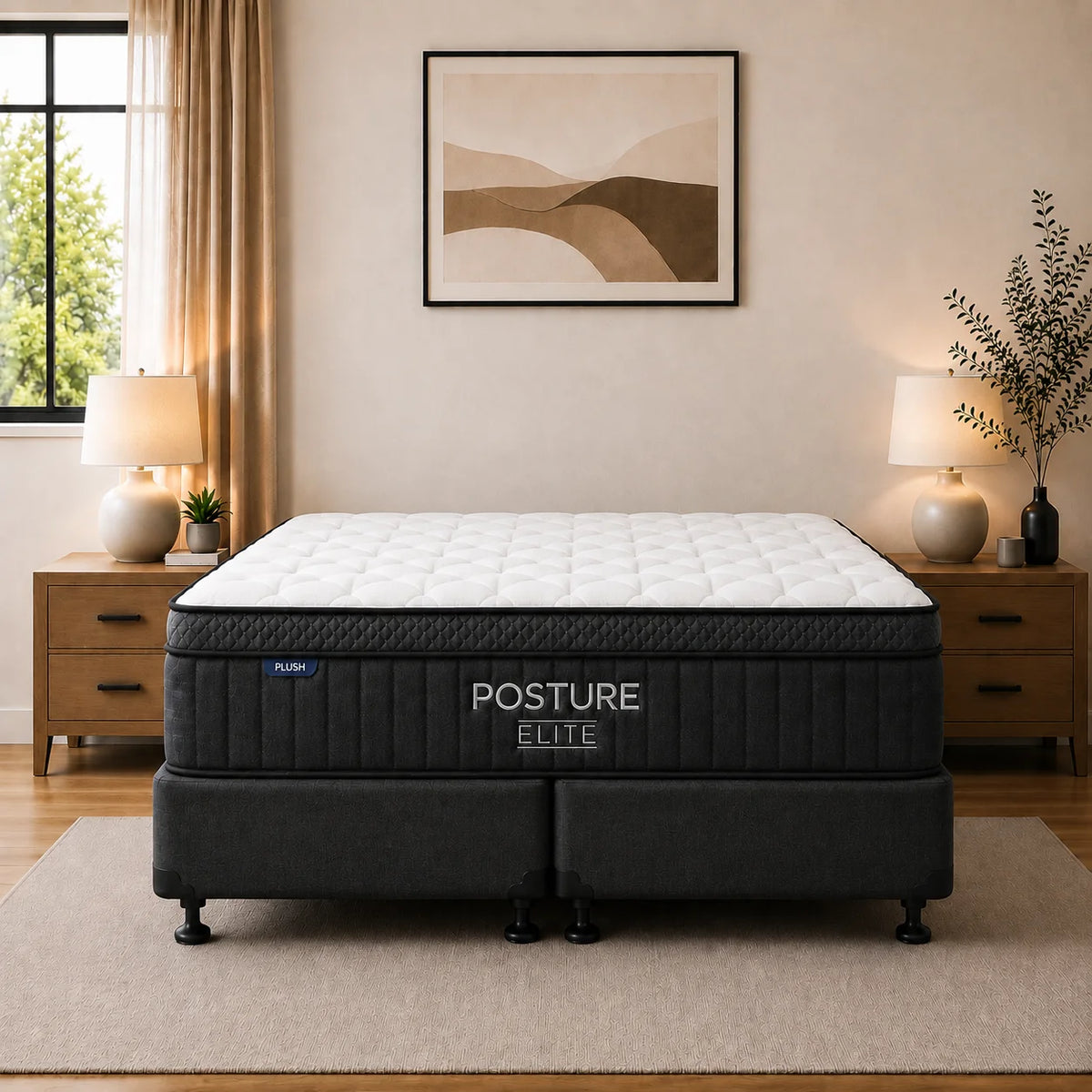 Posture Elite Plush King Mattress & NZ Made Bed Base