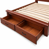 Marina Solid Pine Storage Bed Frame with 2 Drawers