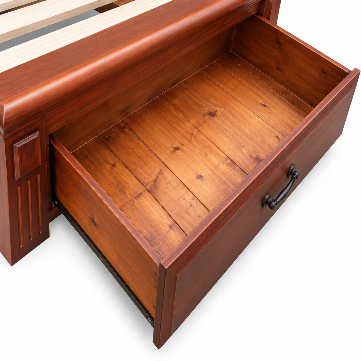 Marina Solid Pine Storage Bed Frame with 2 Drawers