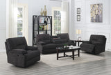 Maryland Fabric Power / Electric Recliner Sofa with USB Ports and Fold-Down Cup Holder Console from