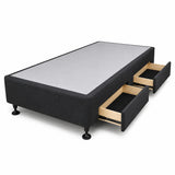 NZ Made Single Base with Built-in Drawers