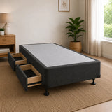 NZ Made Single Base with Built-in Drawers