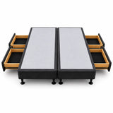 Split Super King Base with Built-in Drawers