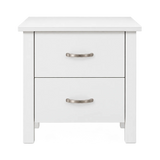 Pamela Solid Pine Queen Bedroom Suite – White