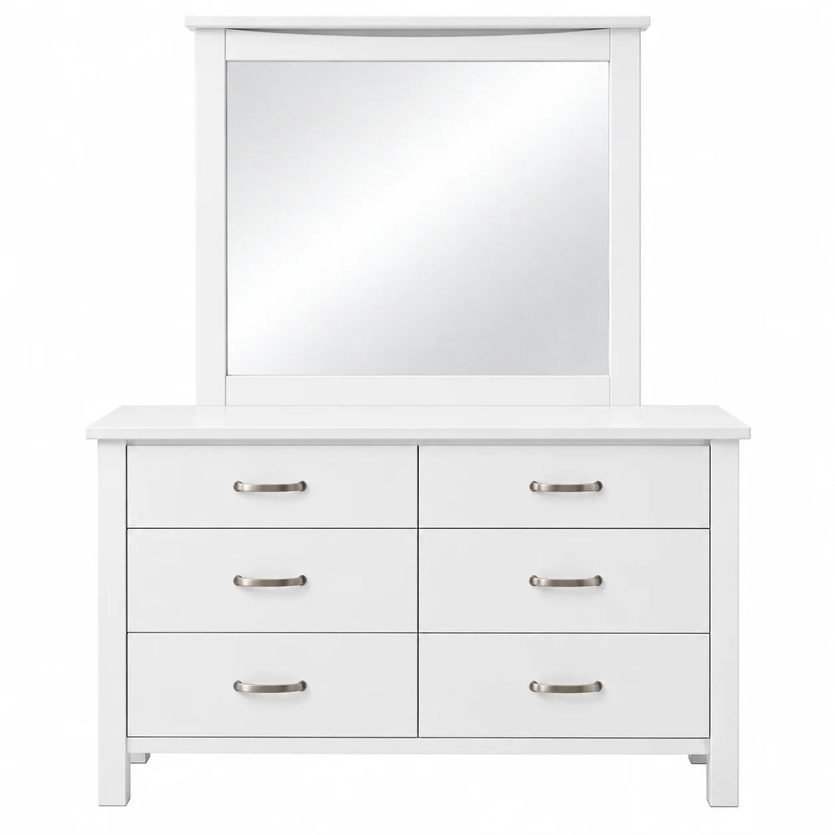 Pamela Solid Pine Queen Bedroom Suite – White
