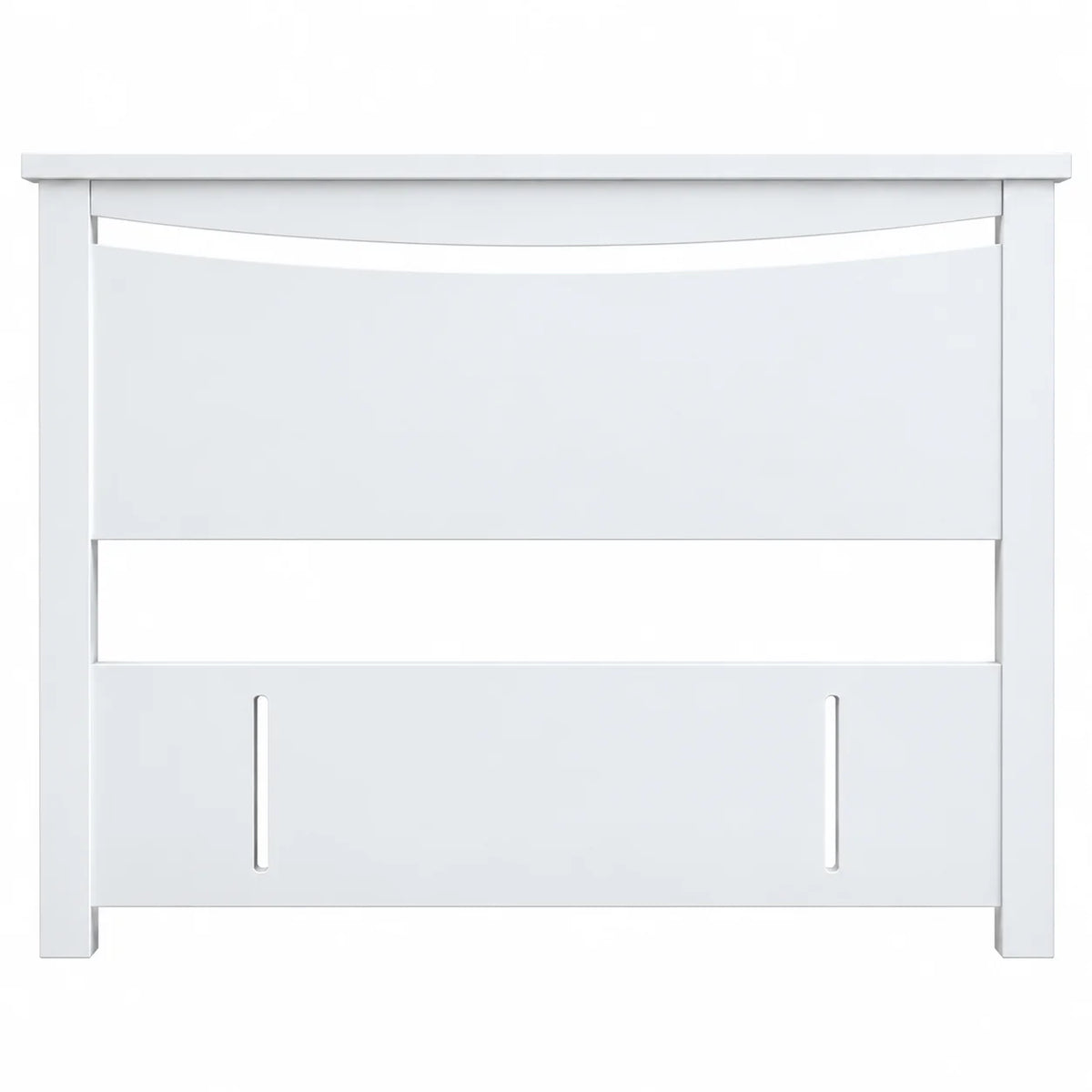 Pamela Solid Pine Queen Headboard – White