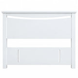 Pamela Solid Pine Queen Headboard – White