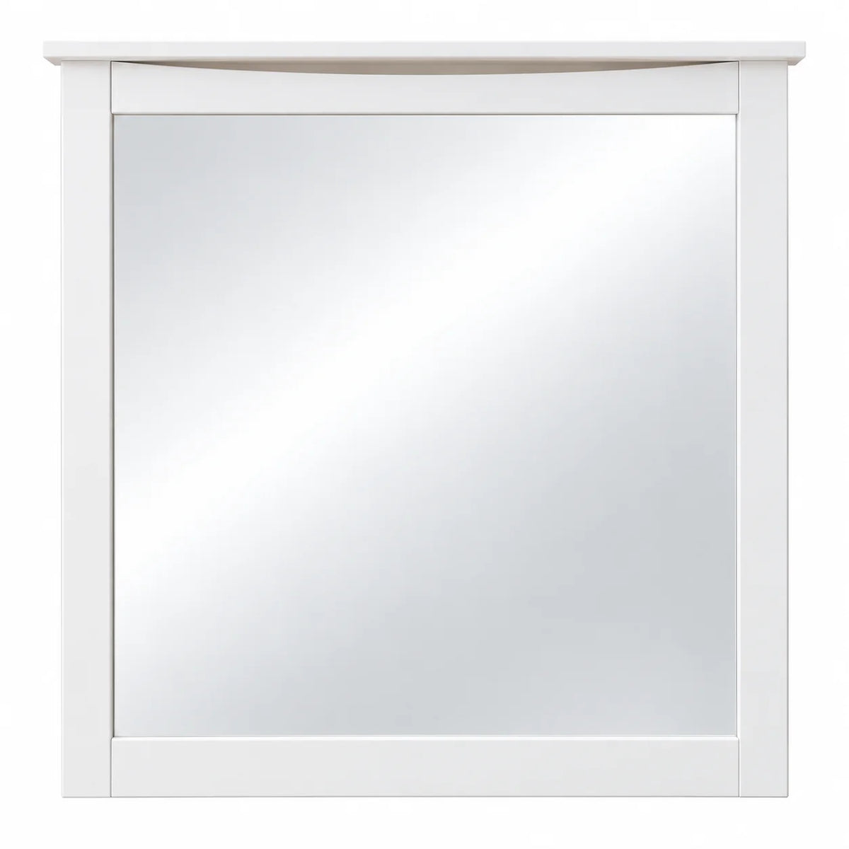 Pamela Mirror with White Solid Pine Frame