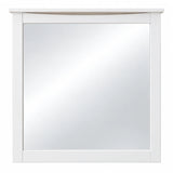 Pamela Mirror with White Solid Pine Frame
