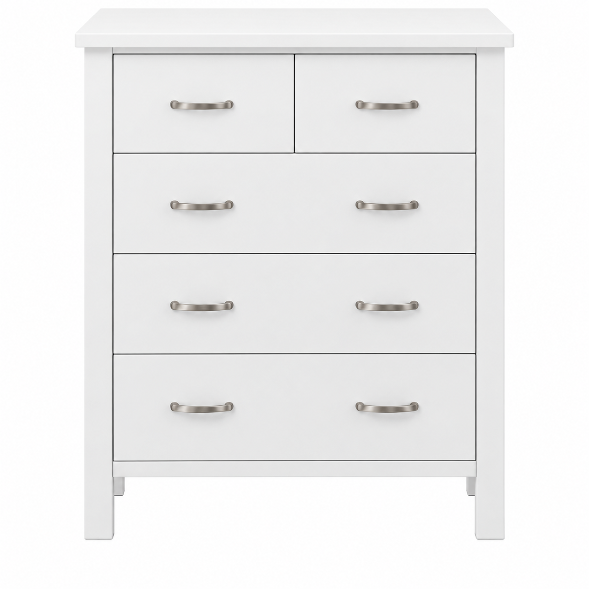 Pamela Solid Pine Queen Bedroom Suite – White