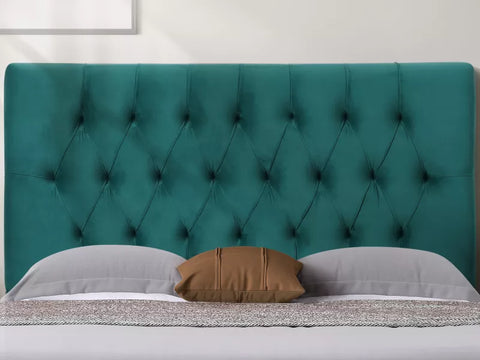 Parnell Green Headboard Available in Queen King Super King from