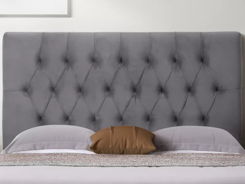 Parnell Grey Headboard Available in Queen King Super King from