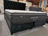 Seattle Super King Bed 3PCS NZ Made Split Base, Headboard & Posture Elite Plush Mattress