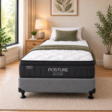 Posture Elite Medium Single Mattress & NZ Made Bed Base