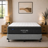 Queen Bed 2pcs - Posture Elite Plush Queen Mattress & NZ Made Base