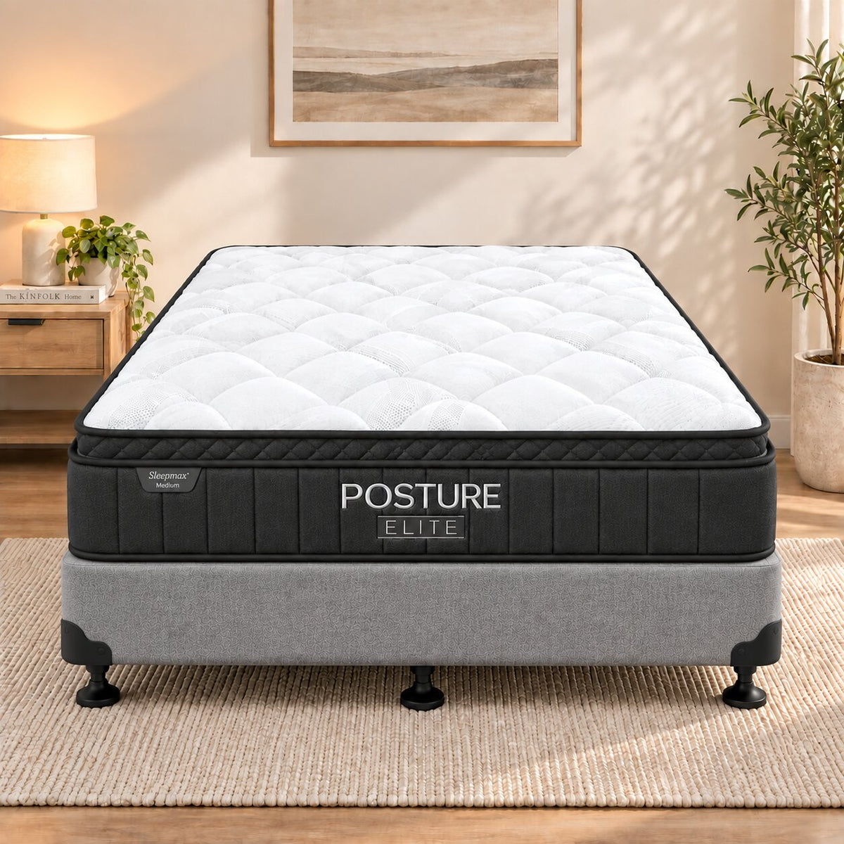 Posture Elite Medium Double Mattress & NZ Made Bed Base