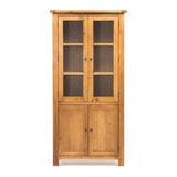 Riverland Oak Display Cabinet