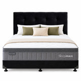 Double Bed Set with Sleepmax Euro Top Mattress, NZ Made Base & Headboard