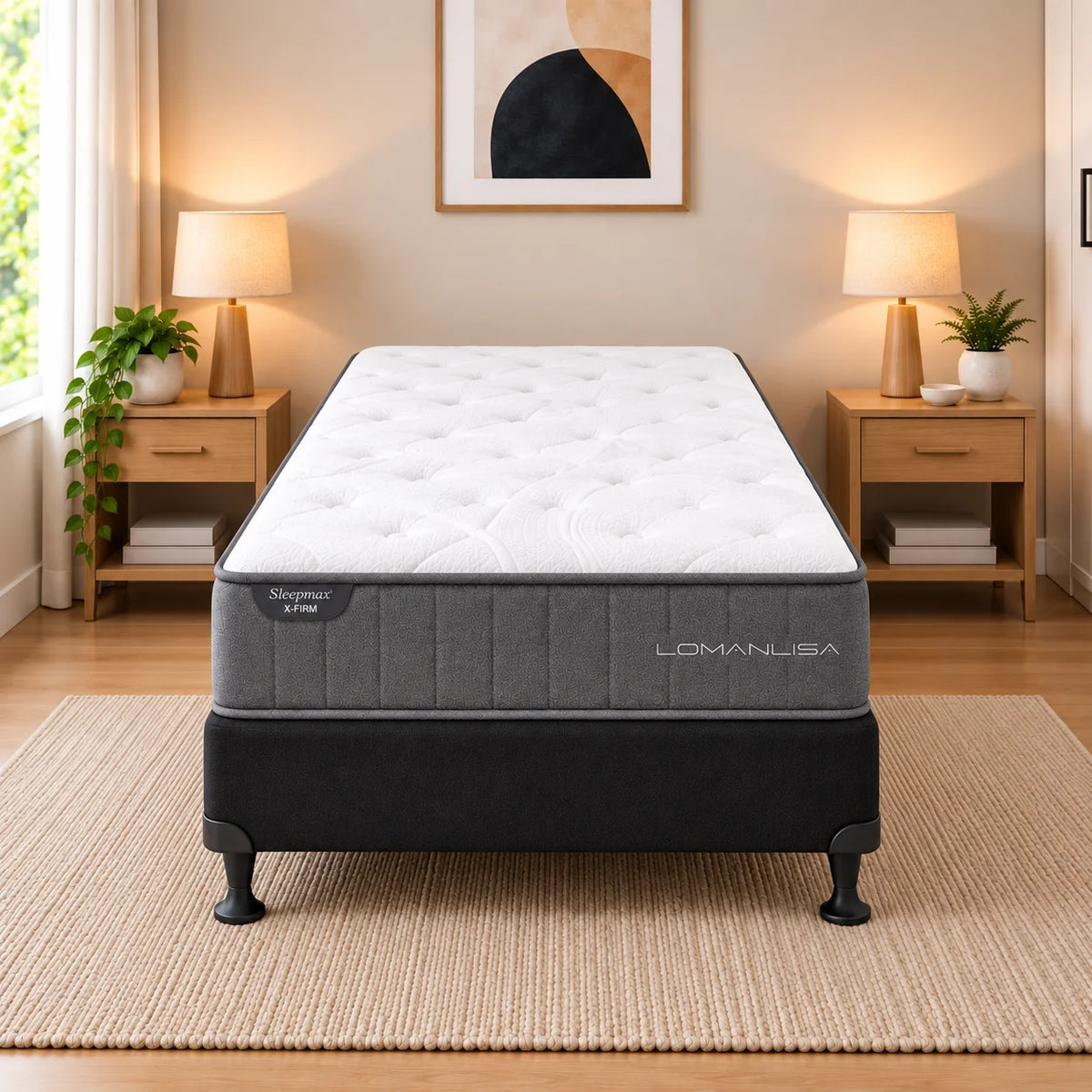 Sleepmax Extra Firm King Single Mattress & NZ Made Bed Base
