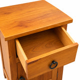 Tina Solid Pine 1 Drawer 1 Door Bedside Table