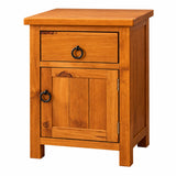 Tina Solid Pine 1 Drawer 1 Door Bedside Table