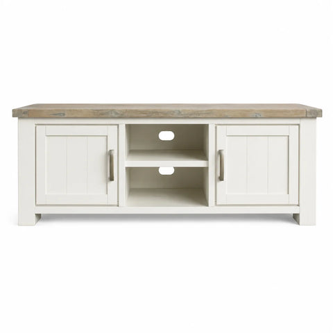 Ashland 1600mm TV Unit – White Wash Coastal Style