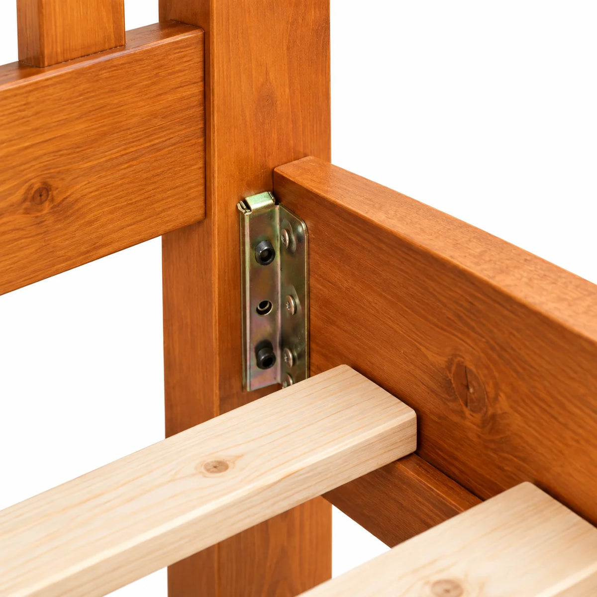 Troy Solid Pine Queen Bed Frame