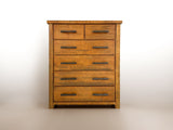 Woodgate Rustic Solid Wood 6 Drawer Tallboy
